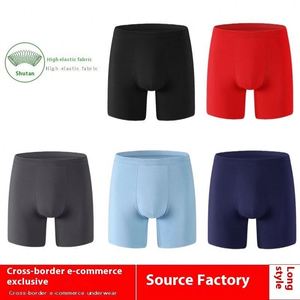 <b>Custom</b> Logo Printed Men's Breathable <b>Boxer</b> Shorts High Quality Sustainable Underwear for Sporting Casual Use with Logo on Waist - Product Image 4