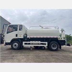Sinotruk HOWO รถบรรทุกฉีดน้ำความจุ5CBM, รถบรรทุกฉีดน้ำทำความสะอาดถนนรถบรรทุกฉีดน้ำ - Product Image 2