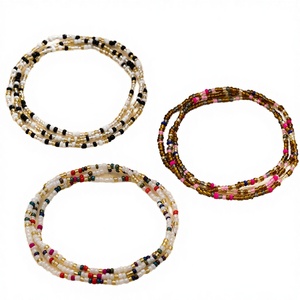 Collier ras de cou en acier inoxydable plaqué or 18 carats, style bohème, fait main, perles d'eau douce naturelles, pierres précieuses - Product Image 2