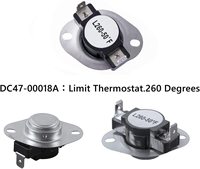 Élément chauffant pour sèche-linge DC47-00019A, incluant DC96-00887A, DC47-00016A, DC47-00018A