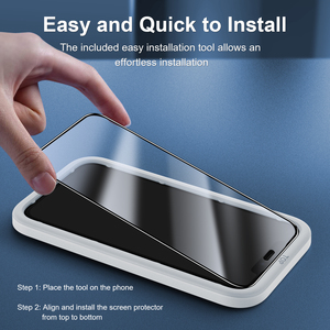 Protection d'écran <span class=keywords><strong>incassable</strong></span> pour <span class=keywords><strong>iPhone</strong></span> 11/<span class=keywords><strong>iPhone</strong></span> <span class=keywords><strong>XR</strong></span> 6,1 pouces, film en verre trempé de qualité diamant à couverture complète - Product Image 3