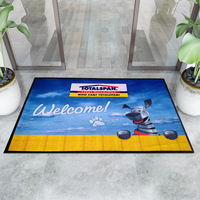 Hochwertige Maßgefertigte Nylon-Fußmatte Personalisiertes Design für Hotels und Garagen Logo-Bedruckt Waschbarer Eingangsteppich