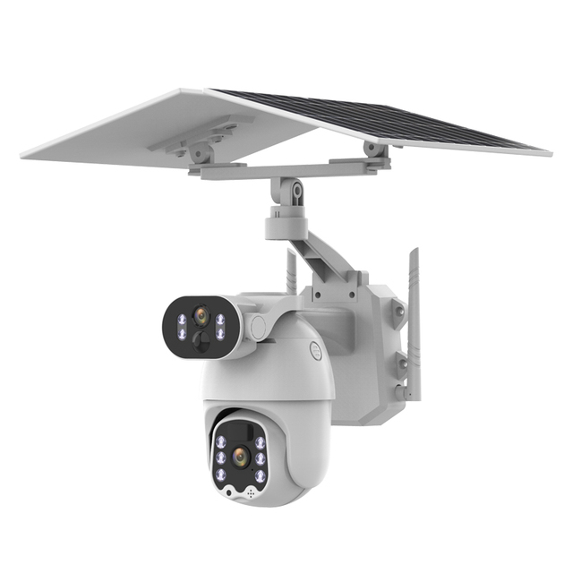 Solar Powered Security Cameras Wifi 4G Motion Outdoor CCTV 4MP Dual IP HD Camera