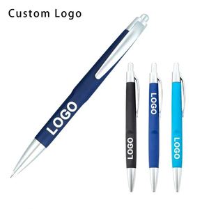 Eco-Friendly Plastic Promotional Ballpoint <b>Pens</b> Custom Logo for School Graduation and Church Events - Product Image 1