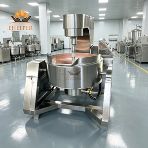 Cuve de cuisson inclinable en <span class=keywords><strong>cuivre</strong></span> de qualité alimentaire, chaudière commerciale en <span class=keywords><strong>cuivre</strong></span> pour la production de chocolat, de caramel et de confiseries |   Pot en <span class=keywords><strong>cuivre</strong></span> commercial - Product Image 6