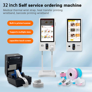 Chiosco Automatico con Doppio Schermo da 32 Pollici per Ordinazioni Self-Service, Pagamento con Carta di Credito e Biglietti per Ristoranti - Product Image 3