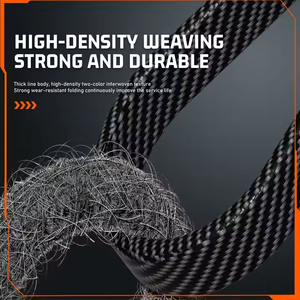 Cable de Carga Rápida USB 4 en 1 de Alta Calidad, con Trenzado de Nailon y Aleación de Zinc, de 27W a 65W, Gran Venta - Product Image 2
