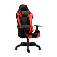 Chaise de bureau de jeu inclinable ergonomique nouveau design Chaise de jeu de course PC rose avec massage