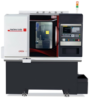 Tour CNC à banc incliné de haute précision KX-36J avec axe Y, 4 outils, 2 axes, mini tour CNC à banc incliné