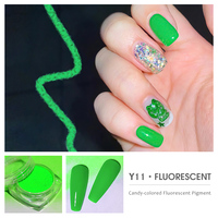 Poudre fluorescente brillante Bojun Y pour décorations de Noël et créations DIY pour les fêtes, effet néon