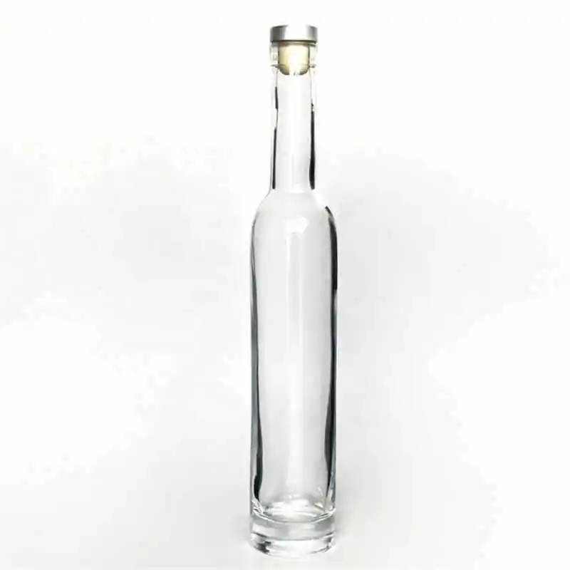 Botellas de vino tall and cylinder custom super flint glass bottle for whisky 750ml glass bottle for liquor with cap
