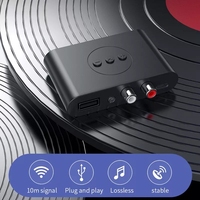 B21 NFC BT 5.0 kablosuz alıcı ses İletim Stereo müzik desteği U Disk NFC ile bağlayın RCA 3.5 AUX adaptör jak
