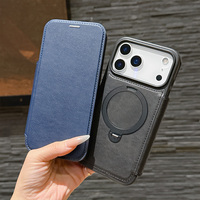 Nouvelle coque de téléphone portable antichoc en TPU avec anneau magnétique et porte-cartes pour iPhone 17/16/15/14 Pro/Google Pure Phone Protection