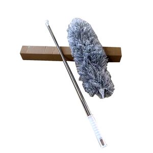 Plumeau anti-poussière électrostatique armoire de plafond travaux ménagers nettoyage plumeau à fibres magiques avec long manche - Product Image 1