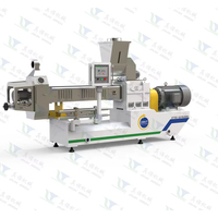 Automatische multi-voltage machine voor het maken van gepofte maïs- en fruitcandy snacks, met dubbele schroefextruderlijn