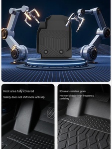 Alfombrillas de Lujo para Mercedes Benz <span class=keywords><strong>GLE</strong></span> <span class=keywords><strong>450</strong></span> 400e 350e 300d <span class=keywords><strong>4MATIC</strong></span> AMG 53 63 S W167 2019-2025 TPE 3D 5D, Revestimientos de Piso Impermeables - Product Image 4