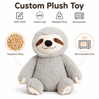 Peluche chauffante micro-ondable personnalisée, jouet en peluche doux, ours en peluche rempli de lavande, poupée en peluche pour enfants