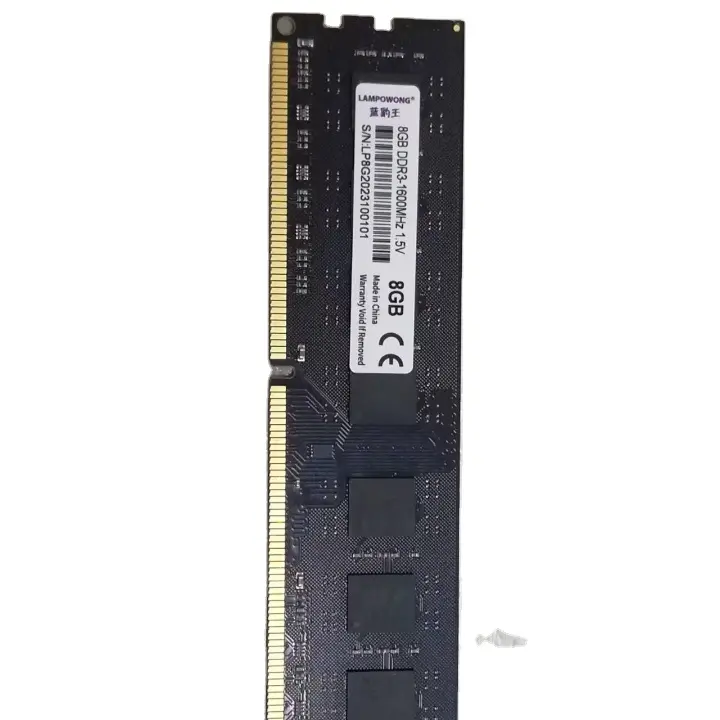 LAMPOWONG Atacado 8GB Memória DDR3 Ram 1600MHz PC RAM para Desktop Memória DDR3 Ram para desempenho aprimorado