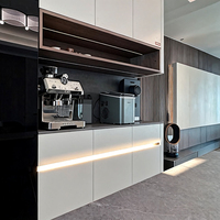 BOSNiE - Cuisine modulaire en bois de chêne de haute qualité fabriquée sur mesure, îlot de cuisine avec évier, fabriqué en Chine