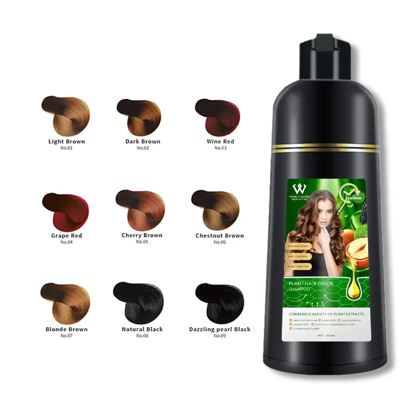 منتج صبغ الشعر الطبيعي الدائم غير التحسسي من مصنع Oem Odm علامة خاصة
