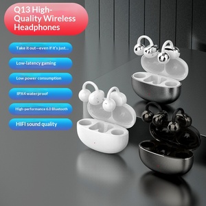 Écouteurs sans fil Bluetooth à clip d'oreille, étanches, faible consommation, suppression du bruit, écouteurs sportifs - Product Image 1