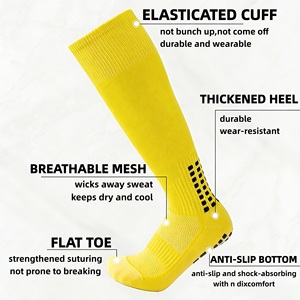 ถุงเท้าฟุต<span class=keywords><strong>บอล</strong></span>กันลื่นแบบยาวถึงเข่า สำหรับฝึกซ้อมและเล่นกีฬา  รับผลิตตามแบบ OEM พร้อมสกรีนโลโก้ - Product Image 4