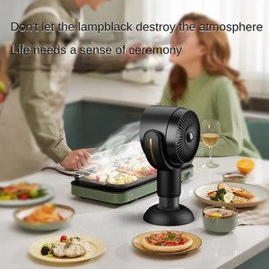 Mini Campana Extractora de Sobremesa, Mini Campana de Succión con Carga USB, Ángulo Ajustable, para Camping, Picnic, Hot Pot, Cocina - Product Image 3