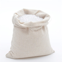 Joli design en gros réutilisable écologique petit Mini coton lin Jute chanvre cadeau cordon pochette sac Logo personnalisé lettre