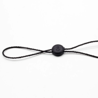 Logo de nom de vêtement personnalisé Swing Hang Price Tag cordon coloré en nylon et silicone Hang Tag chaîne pour chaussures