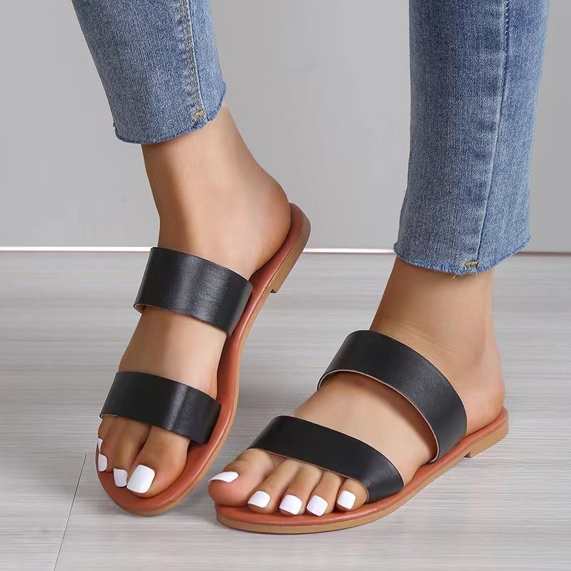 Summer Beach Causal Flat Slides Shoes Fashion Women's Slippers Sandals for Women Girls
