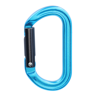 Mousqueton d'escalade en aluminium 8kN, léger, accessoires pour hamac professionnel, camping, équipement de sécurité extérieur, clip