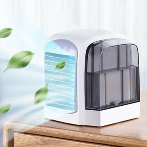 Ventilateur de table portable sans pales USB, mini ventilateur de refroidissement pour voiture, refroidisseur d'air en plastique pour la maison, le bureau et le camping - Product Image 1
