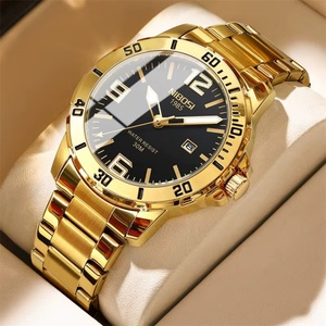 For 2589 New Gold Quartz <b>Watch</b> Men's Sports Stainless Steel 3BAR Water Resistant Luminous Fashion Classic Luxury <b>Watch</b> - Product Image 1