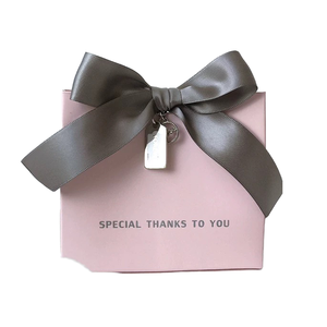 Bolsa de Regalo de Lujo con Logotipo Personalizado, Bolsa de Joyería con Lazo, Práctica para Llevar Joyas, Regalo de Agradecimiento, Bolsa de Compras para Bodas - Product Image 3