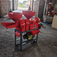 Machine à décortiquer et à polir le riz robuste avec moteur électrique et tamis vibrant pour un fonctionnement stable