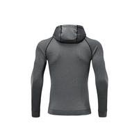 Vêtements de sport unisexes d'hiver respirants, à séchage rapide, coupe-vent, pour la salle de sport, le fitness, le jogging, en coton/fibre de bambou, ensembles de survêtement