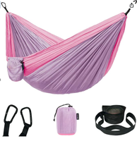 Hamac adapté à l'équipement de hamac de camping, à la survie en sac à dos extérieur ou au nylon de parachute léger portable de voyage