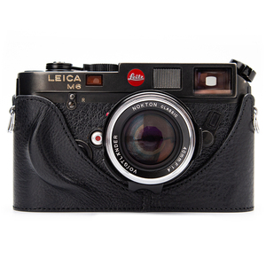 Rétro véritable appareil photo demi-étui en cuir véritable sac pour appareil photo pour <span class=keywords><strong>Leica</strong></span> MP <span class=keywords><strong>M4</strong></span> M3 M2 M1 M6 MDa photographie sac étui boîte personnaliser - Product Image 4