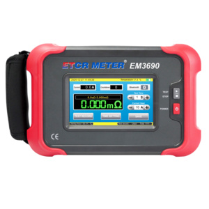 Etcr em3690 xách tay Hợp Đồng vòng lặp kháng thử nghiệm 0.0uΩ-10.000mΩ 50A 100A độ chính xác cao để bảo trì điện - Product Image 1
