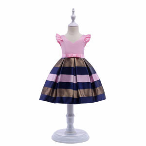 Robe de mariée princesse une pièce à pétales de rose, motif rayures féeriques et fleurs pour bébé fille, livraison gratuite pour dropshipper - Product Image 6