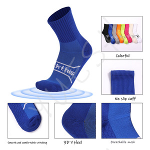 Calcetines Deportivos de Algodón con Logotipo Personalizado, Calcetines de Algodón Acolchados - Product Image 5