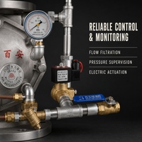 Katup Alarm Deluge Baja Tahan Karat Sistem Perlindungan Kebakaran Katup Sistem Semprotan Air Deluge