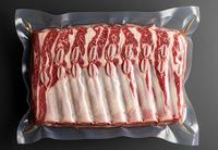 Sacs sous vide transparents pré-coupés à trois soudures pour la congélation, haute barrière, pour viande et poisson (vente en gros)