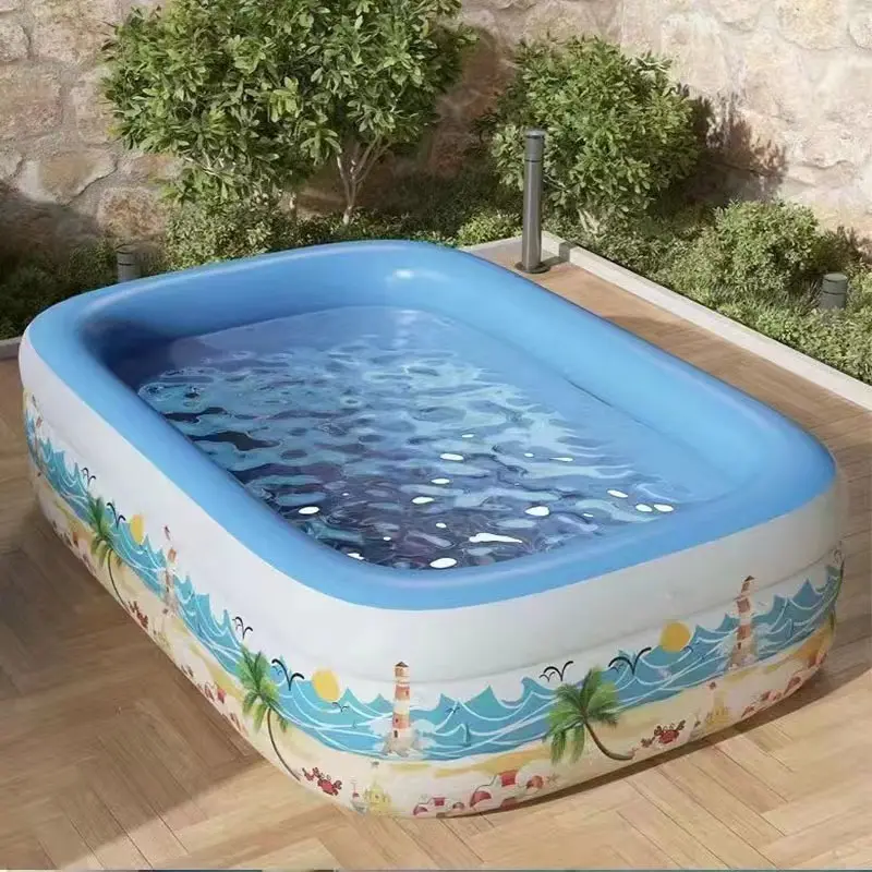 Оптовая продажа, высококачественный плавательный бассейн, открытый надувной утолщенный и износостойкий бассейн для домашних игр