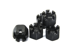 Tuerca almenada al por mayor, M14 <span class=keywords><strong>DIN</strong></span> <span class=keywords><strong>935</strong></span> / ISO 7035, Tuercas de Castillo ranuradas métricas, tuercas hexagonales de rosca de paso fino al por mayor - Product Image 4