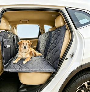 Dog Car Seat Cover <b>Back</b> Seat Breathable Mesh Polyester Waterproof Pet Travel Carrie Nonslip Hammock <b>Protector</b> Side Storage Easy - Product Image 1