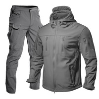 Haaienhuid Soft Shell Assault Kleding Heren Groothandel Fleece Outdoor Jas Anti-Spatten Warme Winterpak Tactisch Naadloos