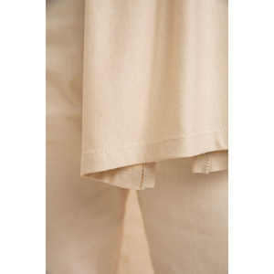 Beige Cotton <b>Fur</b> <b>Scarf</b> - Product Image 1