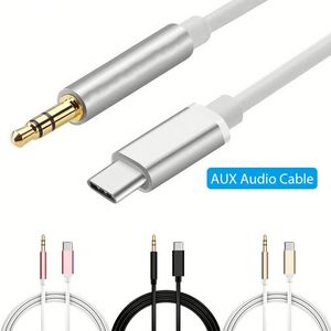 Câble audio auxiliaire USB-C vers 3,5 mm pour voiture, câble de musique auxiliaire USB-C vers prise audio 3,5 mm, 1 m - Product Image 5