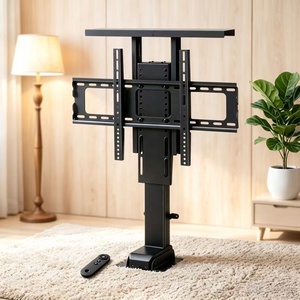 <span class=keywords><strong>Support</strong></span> de télévision motorisé Sanwei 32 80 pouces <span class=keywords><strong>avec</strong></span> télécommande, base de levage verticale en acier pour meuble dissimulé, certifié CE - Product Image 1